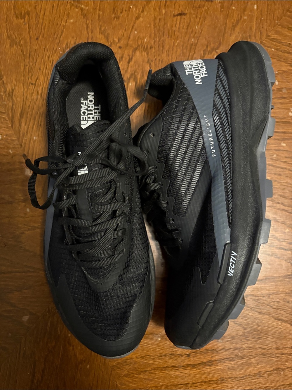 The North Face Women’s Black Sneakers with Gray Accents Size 7.5
